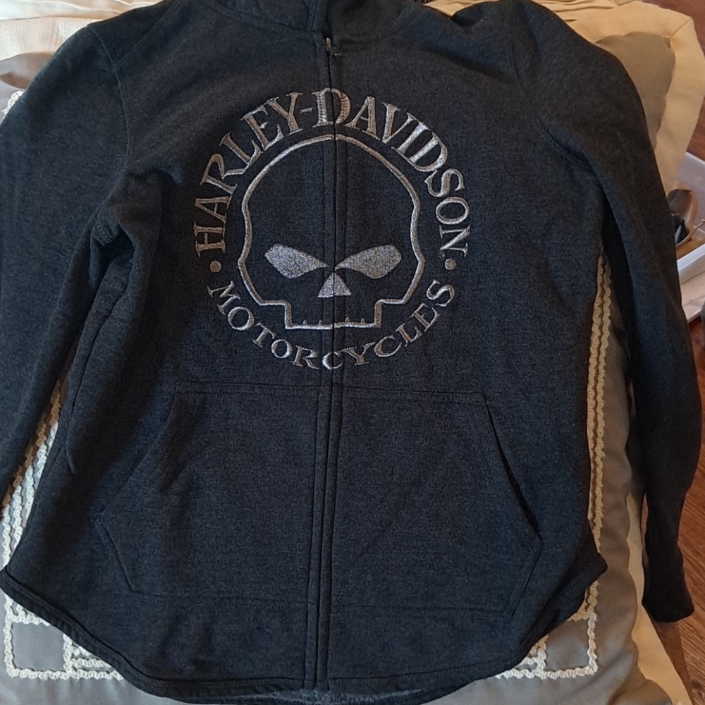 Harley zipper hoodie